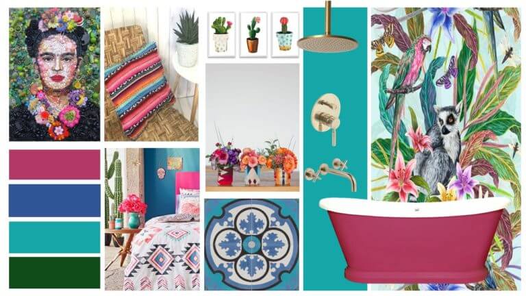 Moodboard of Mexican Flair