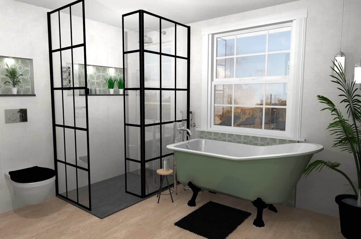 Bathroom Eleven - 3D of new bathroom